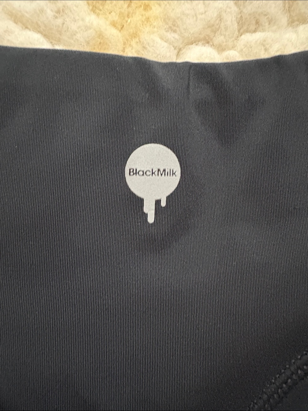Blackmilk Black Capri Leggings with Tie Hem - Picture 5 of 8